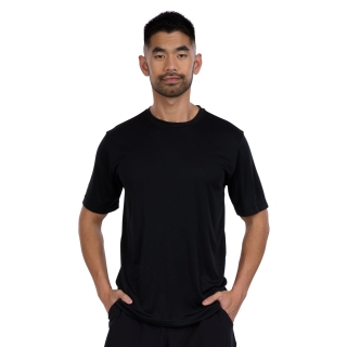Mens Performance Short Sleeve Tee  Black