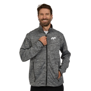 Mens Performance Full Zip Black