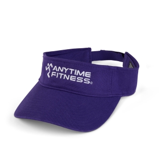 Garment Washed Twill Visor Purple
