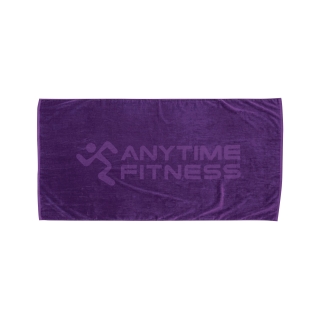 AF Terry Velour Beach Towel  Purple